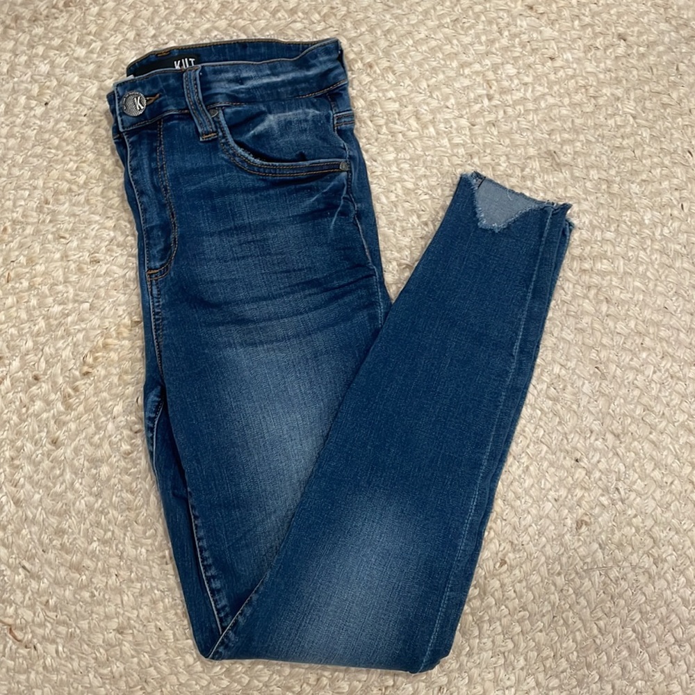KUT FROM THE CLOTH Connie High Rise Ankle Skinny Jeans size 2